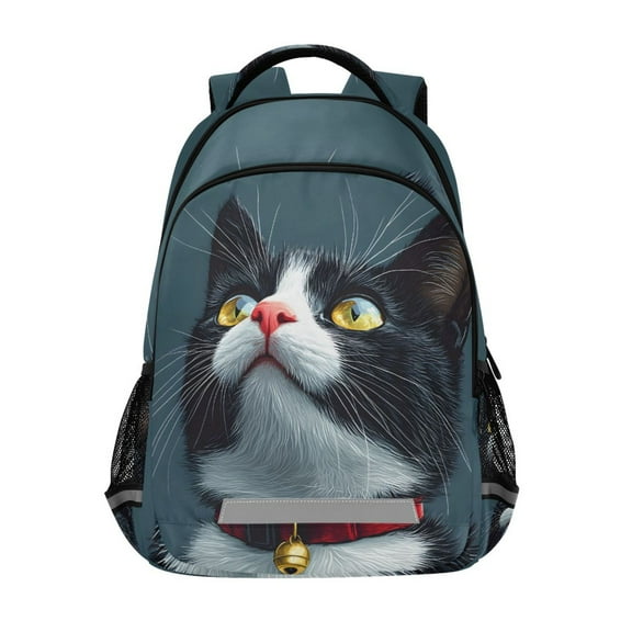 ALAZA Cat Backpack Elementary School Bag Bookbag Travel Rucksack