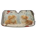 thumbnail image 1 of ALAZA Cat Forest Windshield Sun Shade Car Foldable Sun Visor Block UV Rays Protector 53"x23.5", 1 of 8