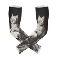 thumbnail image 1 of ALAZA Cat and Skull UV Sun Protection Arm Sleeves UPF 50+ Compression Cooling Sleeve 1 Pair, 1 of 7