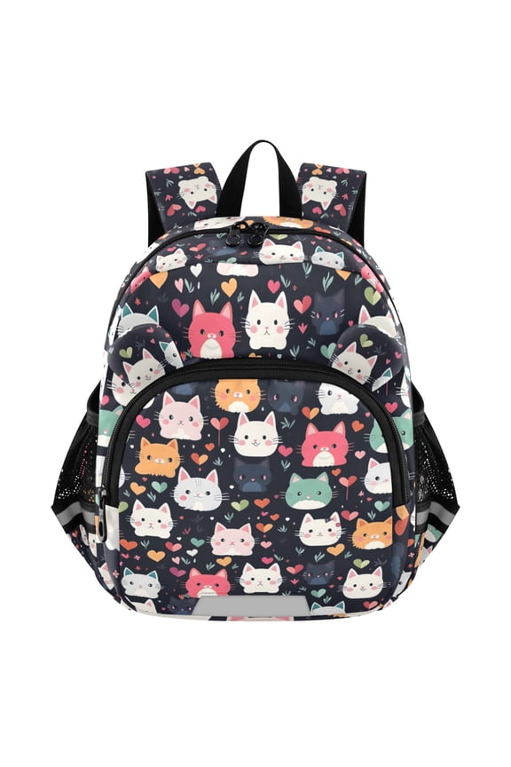 Cats Animals Mini Backpack School Bookbag Age 3-7 Small