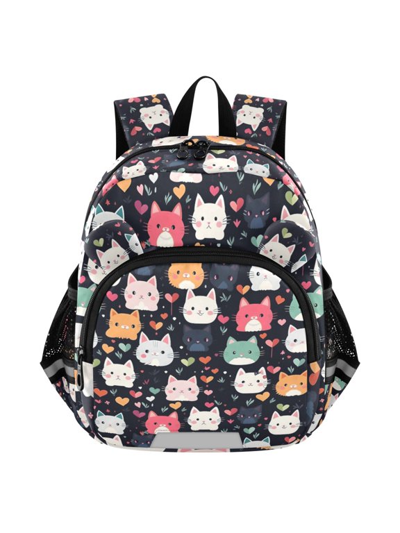Cats Animals Mini Backpack School Bookbag Age 3-7 Small