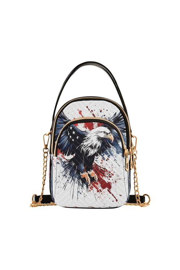 Chain Crossbody Bags for Women An Eagle Shoulder Handbag Phone Purse