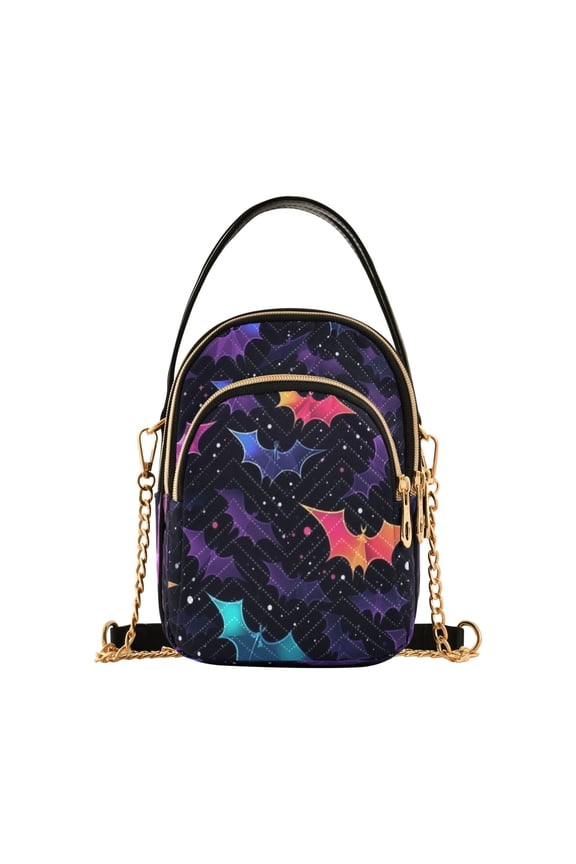 Chain Crossbody Bags for Women Magic Bat Shoulder Handbag Phone Purse