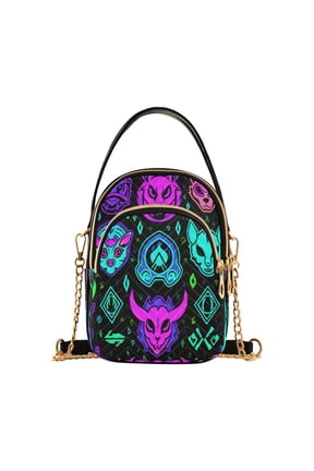 Chain Crossbody Bags for Women Magic Cats Devils Shoulder Handbag Phone Purse
