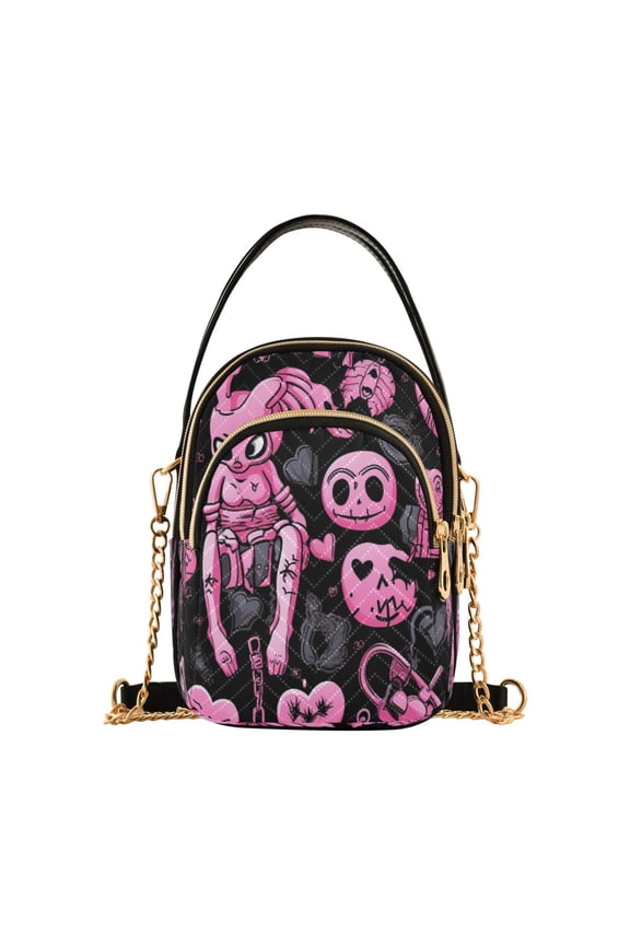 Chain Crossbody Bags for Women Magic Ghost Shoulder Handbag Phone Purse