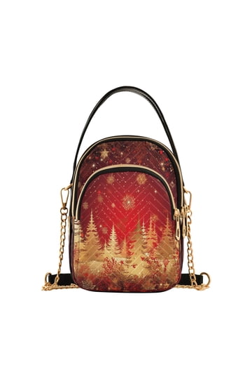 8930 Merry Christmas Tree Bell Ball Backpack Purse Fashion Shoulder Bag Amazon.com: UMIRIKO Christmas Tree Backpack for Women  main image 3