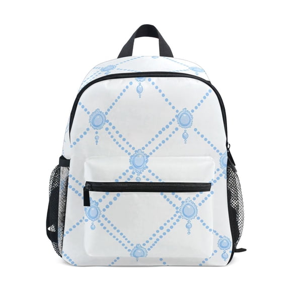 ALAZA Checkered Grid School Backpack Small Bookbag Mini Bags