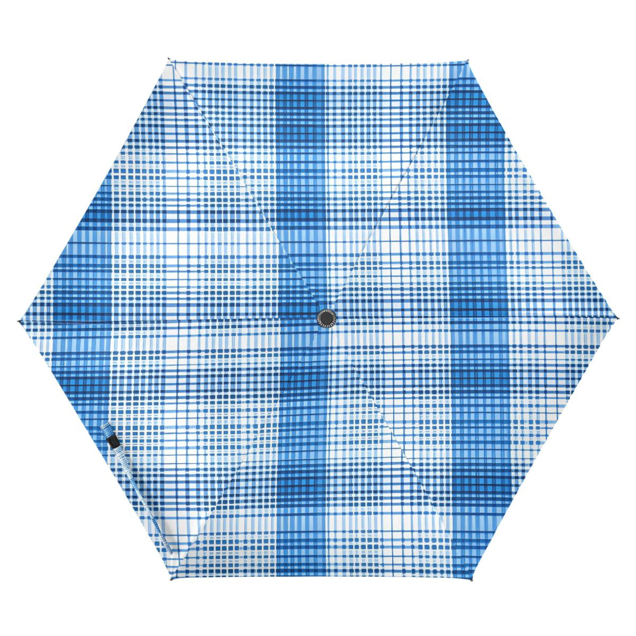 ALAZA Checkered Grid-a7 UPF 50+ Compact Folding Umbrella for Rain Travel Umbrella Packable