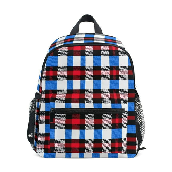 ALAZA Checkered Grid-b2 School Backpack Small Bookbag Mini Bags