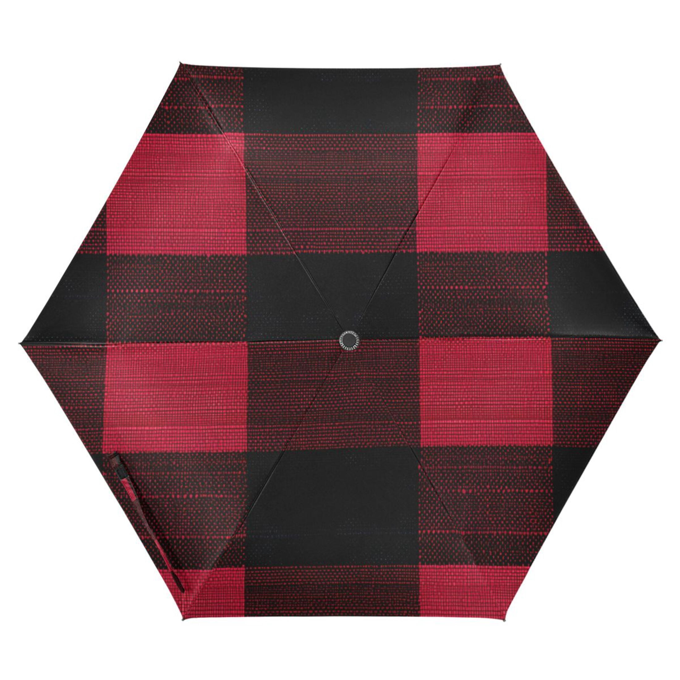 ALAZA Checkered Grid-b3 UPF 50+ Compact Folding Umbrella for Rain Travel Umbrella Packable