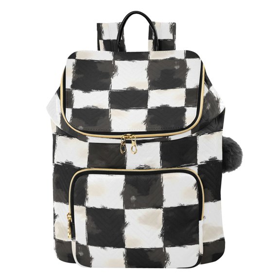 ALAZA Checkered Grid-d1 Travel Backpack Laptop Bag Large Capacity Daypack
