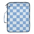 ALAZA Checkered Grid-t7 Pattern Expanding Accordion File Folder 3 Ring ...