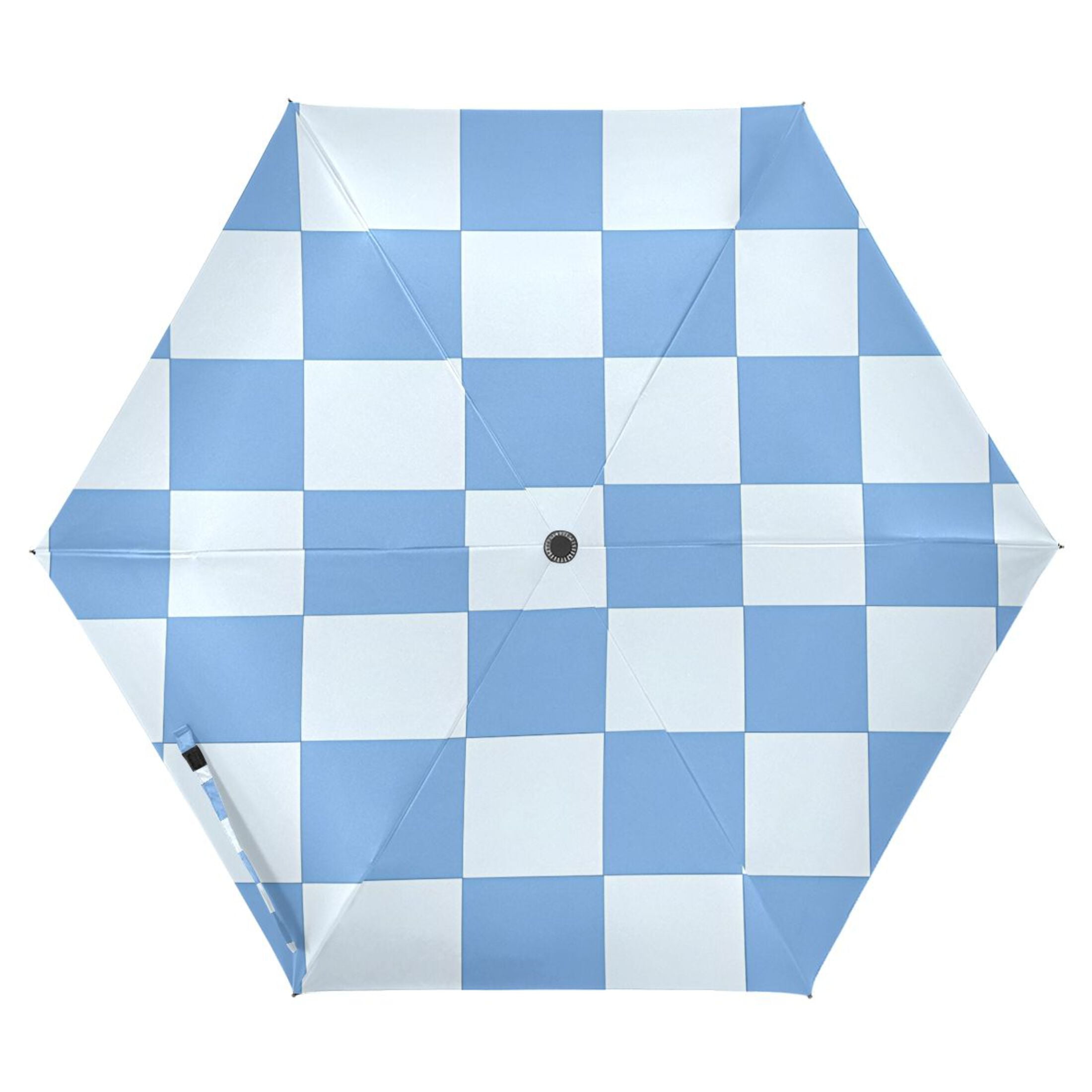ALAZA Checkered Grid-t7 UPF 50+ Compact Folding Umbrella for Rain Travel Umbrella Packable