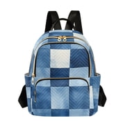 ALAZA Checkered Grid-z1 Womens Travel Laptop Backpack Large Daypack Ladies Shoulder Bags S