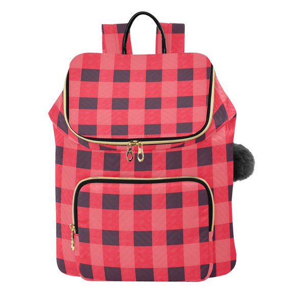 ALAZA Checkered Pattern Travel Backpack Laptop Bag Large Capacity Daypack