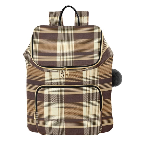 ALAZA Checkered Pattern-e3 Travel Backpack Laptop Bag Large Capacity Daypack