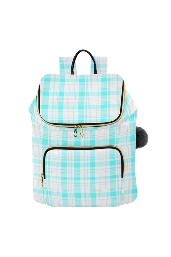 Checkered Plaid-a2 Travel Backpack Laptop Bag Large Capacity Daypack