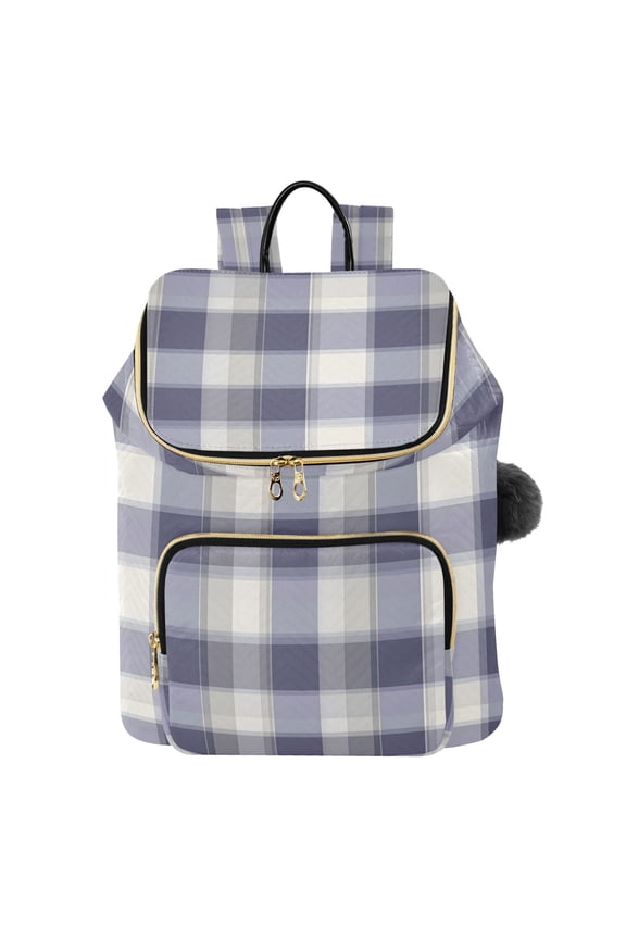 Checkered Plaid-a3 Travel Backpack Laptop Bag Large Capacity Daypack