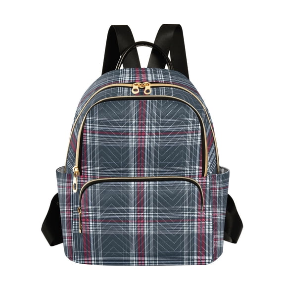 ALAZA Checkered-z1 Womens Travel Laptop Backpack Large Daypack Ladies Shoulder Bags S