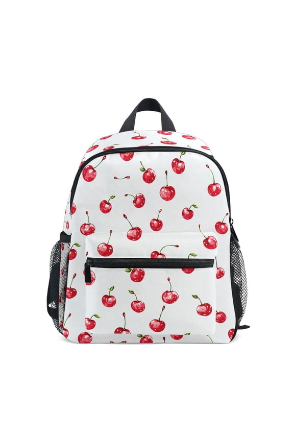 Cherry Fruit School Backpack Small Bookbag Mini Bags