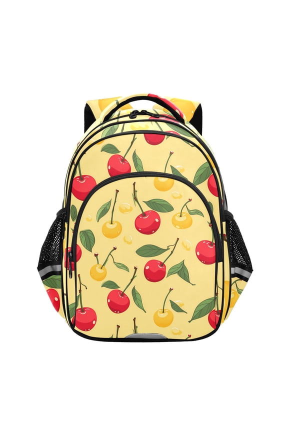 Cherry Fruits School Backpack Elementary Bag Bookbag Travel Rucksack