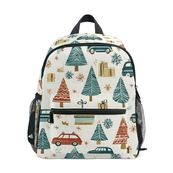 ALAZA Christmas Trees Gift School Backpack Small Bookbag Mini Bags