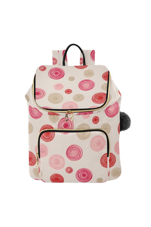 Circles Travel Backpack Laptop Bag Large Capacity Daypack