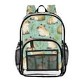 thumbnail image 1 of ALAZA Clear Backpack Capybara Cute PVC Transparent BookBag, 1 of 7
