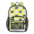 thumbnail image 1 of ALAZA Clear Backpack Constellation Taurus PVC Transparent BookBag, 1 of 7