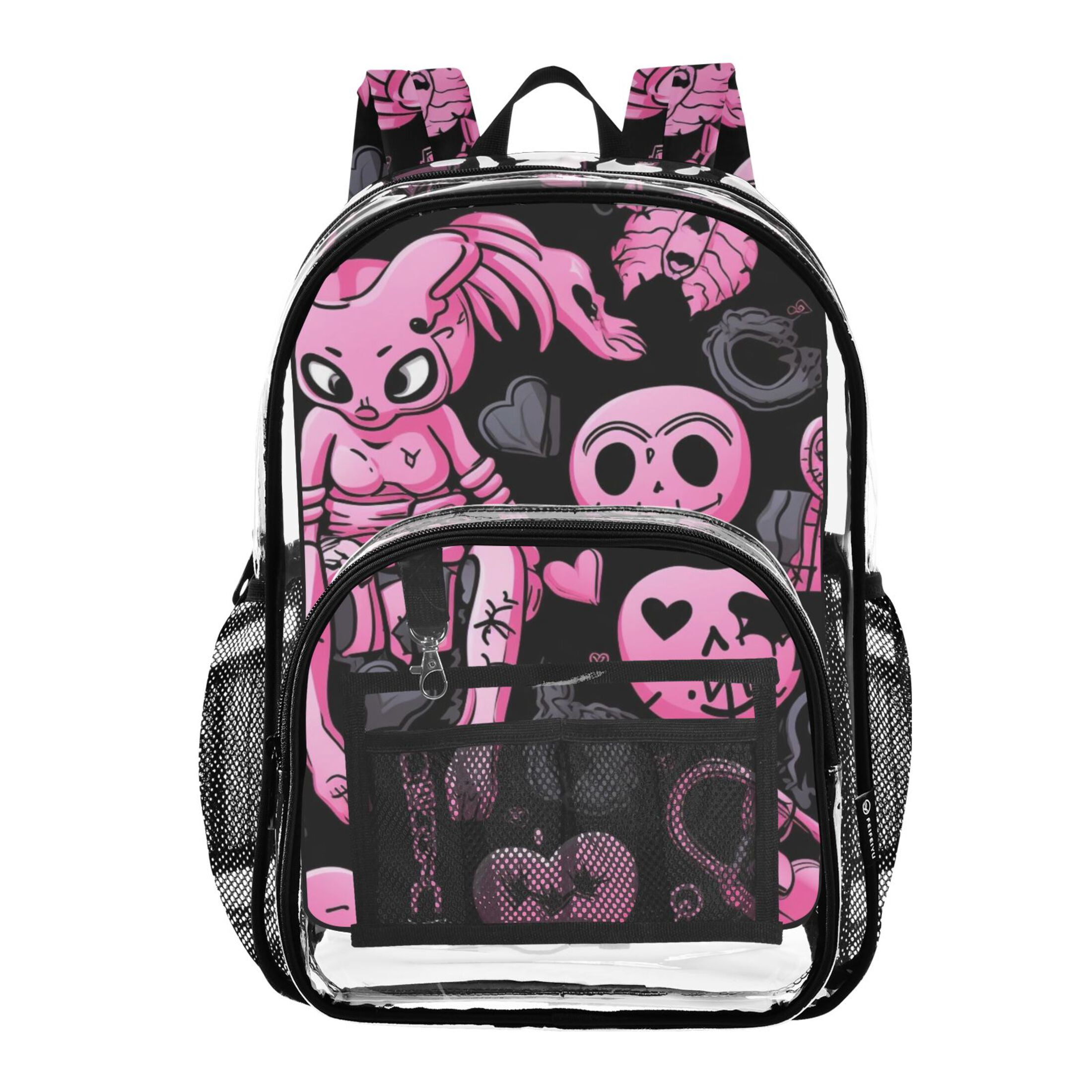 Clear ghost backpack Spooky Ghost Clear Backpack, Halloween Kids Bag, Cute Ghost  main image 4