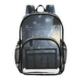 thumbnail image 1 of ALAZA Clear Backpack Science Light Bulb PVC Transparent BookBag, 1 of 7