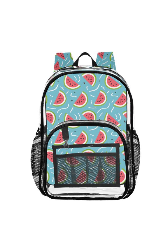 Clear Backpack Watermelons PVC Transparent BookBag