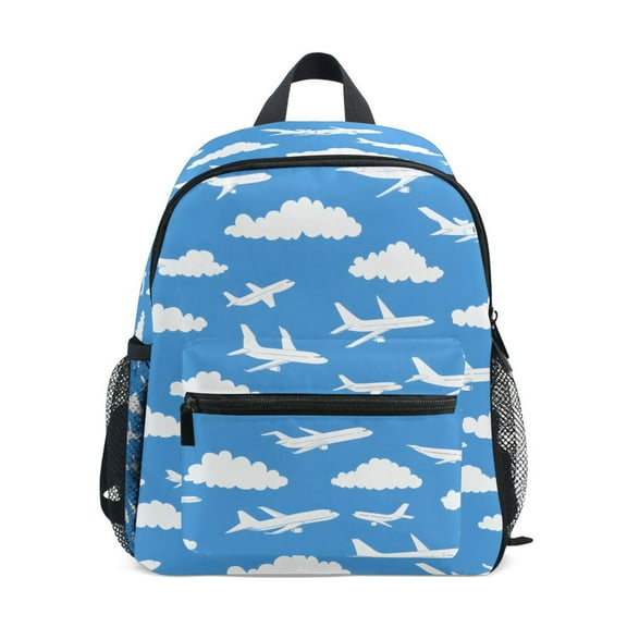 ALAZA Clouds Airplane School Backpack Small Bookbag Mini Bags