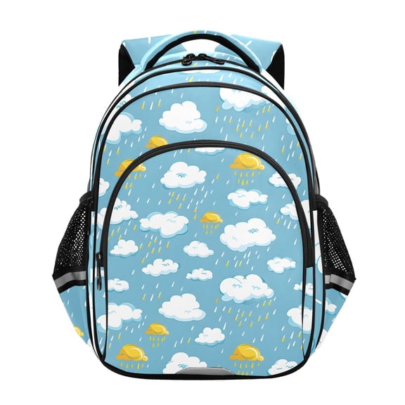 ALAZA Clouds and Rain School Backpack Elementary Bag Bookbag Travel Rucksack