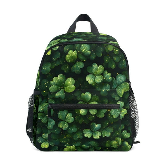 ALAZA Clover Leaf Pattern School Backpack Small Bookbag Mini Bags