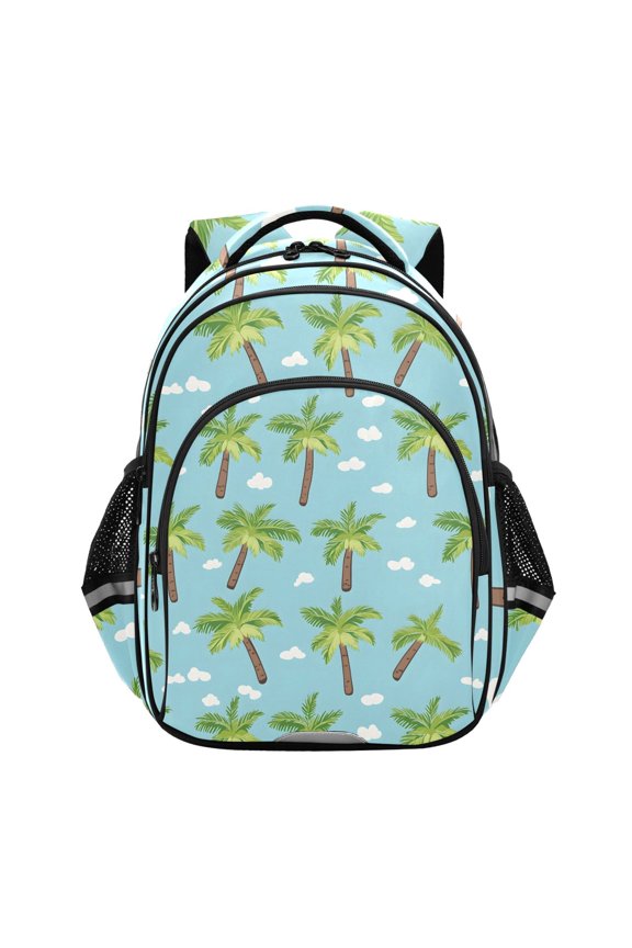 Coconut Palm Tree School Backpack Elementary Bag Bookbag Travel Rucksack