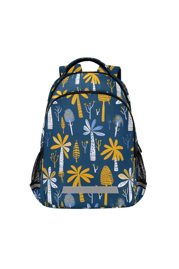 Coconut Tree Backpack Elementary School Bag Bookbag Travel Rucksack