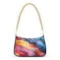 thumbnail image 1 of ALAZA Colorful Marble Women's Chain Shoulder Bag Hobo Handbag Tote Crossbody Purse, 1 of 7