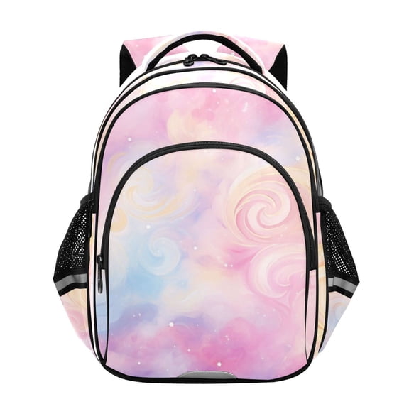 ALAZA Colorful Rainbow Tie-dye School Backpack Elementary Bag Bookbag Travel Rucksack