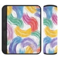 thumbnail image 1 of ALAZA Colorful Stripes Pattern Car Seat Belt Adjuster Neck Covers Shoulder Cushions Pads S, 1 of 8