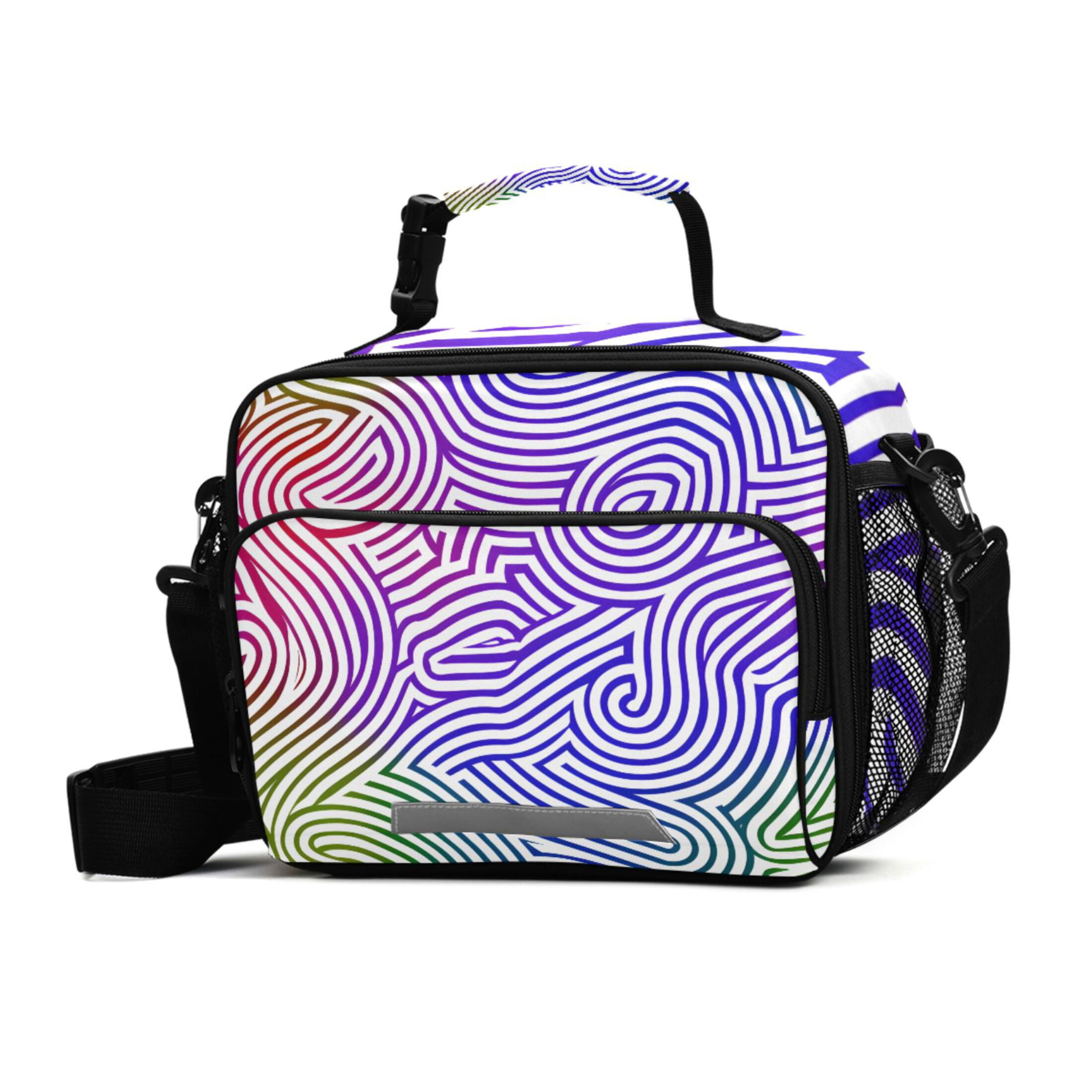 ALAZA Geometric Print Large Backpack - 24L Laptop Bag With Multiple Pockets For School, Travel, College