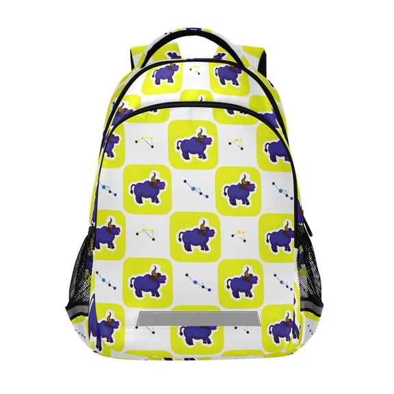 ALAZA Constellation Taurus Backpack Elementary School Bag Bookbag Travel Rucksack