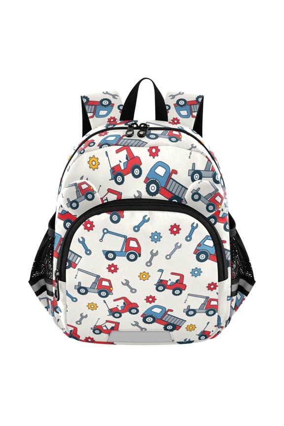 Construction Trucks Cute Mini Backpack School Bookbag Age 3-7 Small