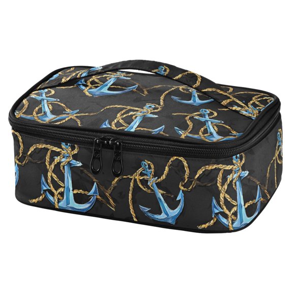 ALAZA Cool Anchors Lunch Box Insulated Cooler Tote Bag Reusable School Picnic Travel Office