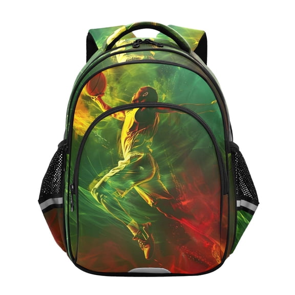 ALAZA Cool Basketball Player School Backpack Elementary Bag Bookbag Travel Rucksack