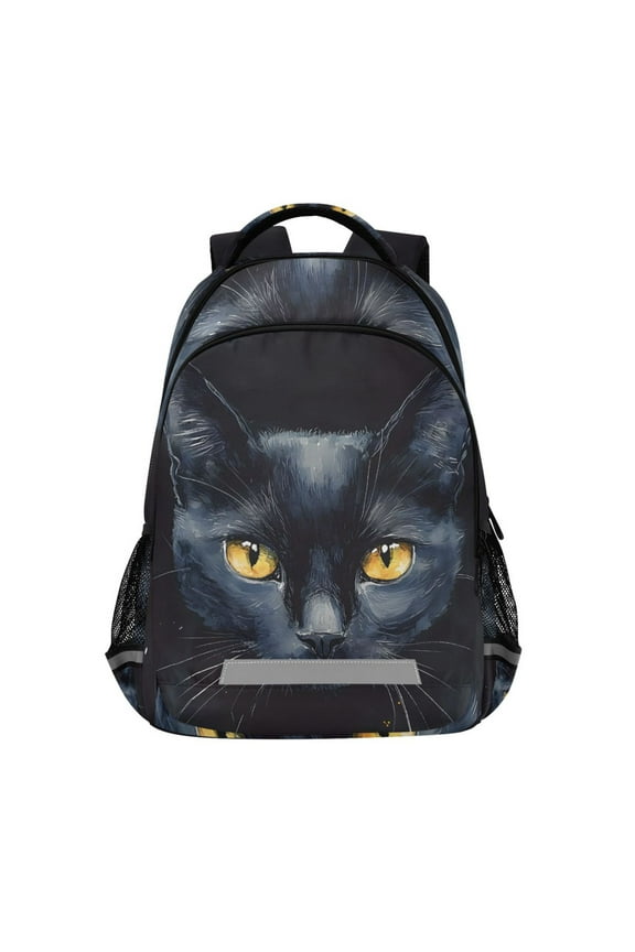 Cool Cat Backpack Elementary School Bag Bookbag Travel Rucksack