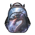 thumbnail image 1 of ALAZA Cool Dragon Lightning School Backpack Elementary Bag Bookbag Travel Rucksack, 1 of 6