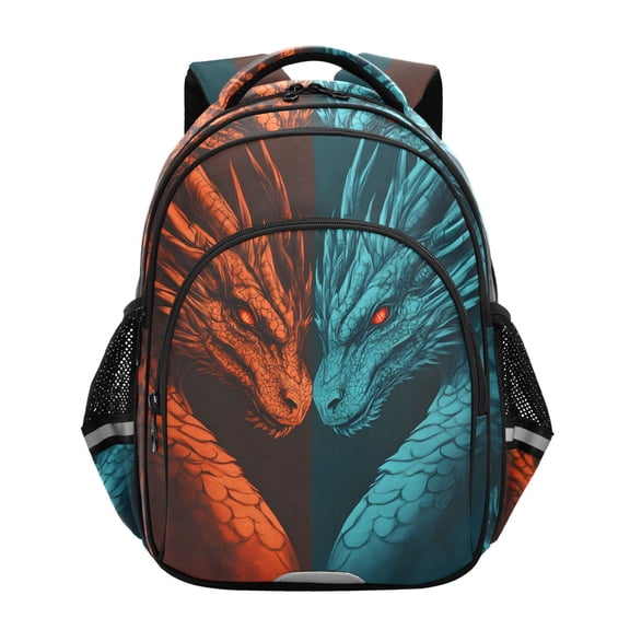 ALAZA Cool Dragon School Backpack Elementary Bag Bookbag Travel Rucksack