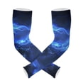 thumbnail image 1 of ALAZA Cool Dragon with Flames UV Sun Protection Arm Sleeves UPF 50+ Compression Cooling Sleeve 1 Pair, 1 of 7