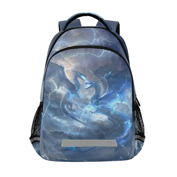 ALAZA Cool Dragons Backpack Elementary School Bag Bookbag Travel Rucksack